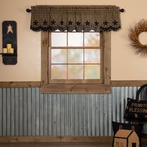 Rustic valance deals